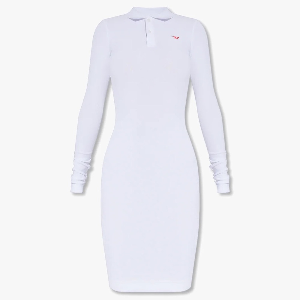 D Ribenny Ls D Ribbed Dress